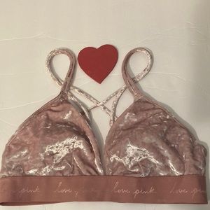 PINK - Vic. Sec bralette Med